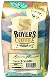 Boyers Coffee French Vanilla (Ground), 16-Ounce Bags (Pack of 2)