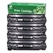 GREENSKY 4 Black Remanufactured Replacement CE285A 85A Black Laser Toner Cartridge -1,500 Page Yield for HP Laser Jet P1005 P1006 P1102 P1102W Series Printers
