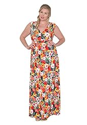 V-neck Polyester/Spandex Ankle Length Empire   Waistline Maxi Dress 