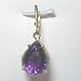 14K Amethyst Pendant/Pearl Enhancer