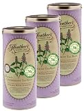 Heather's Tummy Tea Peppermint Tea Bags BULK KIT for Irritable Bowel Syndrome ~ Heather's Tummy Teas Organic Peppermint Teabags (3 Cans, 108 Jumbo Teabags)