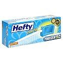 Hefty One Zip Value Pack Gallon Freezer Bags, Case Pack, Nine - 25 Count Boxes (225 Bags)
