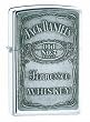 Jack Daniels Label-Pewter Emblem Lighter HP Chrome - Zippo Lighters - Jack Daniels