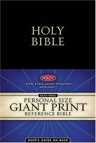 Personal Size Giant Print Reference Edition under Large Print in The Books Store