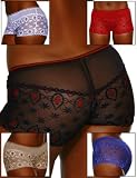 Peacock Lace Boy Short Plus