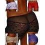 Peacock Lace Boy Short Plus