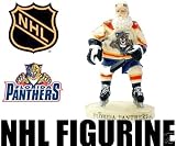 FLORIDA PANTHERS NHL Santa Figurine /Santa Hockey Player with Hockey Stick Made by Flambro