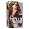 L'Oreal Feria Multi-Faceted Shimmering Colour 3X Highlights Permanent Haircolour Gel 51 Brazilian Brown - Bronzed Brown