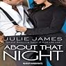 About that Night: FBI-US Attorney Series, Book 3
