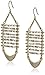 Lucky Brand Two Tone Beaded Drop Earrings