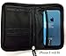 ORB Travel RFID Passport Holder Travel Wallet-WP532-Chevron-Blue/Green/White-Zippered Credit Debit Card Travel Document Organizer Wallet Case