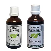 Native Remedies ThyroSoothe and Detox Drops ComboPack