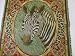 Zebra Jungle tapestry pillow flat or wall panel French