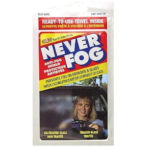 North American NA128 Never Fog Towelette - Single Pack