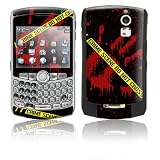 Crime Scene Design Protective Skin Decal Faceplate for Blackberry Curve 8300/ 8310/ 8320 Cell Phones