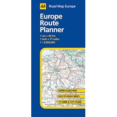 Europe Route Planner (AA Road Map Europe)