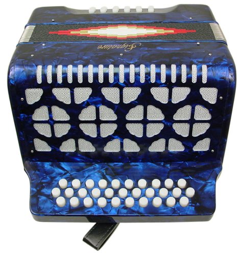 MusicalInstruments: Signature Music Button Accordion 31 Buttons 12 Bass, Accordions 1202BL