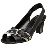 Franco Sarto Women's Label Slingback High Heel Peeptoe