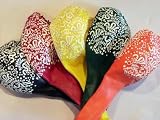 10 Ballons Happy Birthday, bunt sortiert