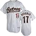 Lance Berkman White Majestic MLB Home Black Authentic Houston Astros Jersey - 40 (Medium)