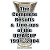 The Complete Results and Line-ups of the UEFA Cup 1991-2004