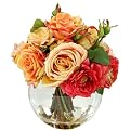 Roses in Bowl - Multi color(11 x 11 x 12")