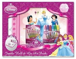Disney Princess Jumbo Roll n Go Art Desk:Amazon.co.uk:Office Products