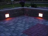 Kerr Lighting Retaining Wall Light 6" x 8" - 4 Pack Kit - For Segmental Retaining Walls