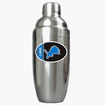 Detroit Lions Stainless 25 Ounce Steel Cocktail Shaker by Great American Products