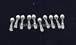 Dollhouse Miniature Set of 10 Teaspoons by Warwick Miniatures