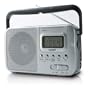 Coby World Band AM/FM/Shortwave Radio with Digital Display CX39, Silver