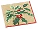 Caspari Royal Holly Paper Dinner Napkin Package, Gold
