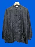 Pure silk enter the dragon kungfu shirt