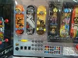 Tech Deck Sk8 Shop Ultimate Fingerboard Pack Jeff Grosso '89 Collector With Black Label & Leeper Skull Bone Including 12 Wheels 6 Risers 3 Extra Decks Plus Sticker Sheets & Tool