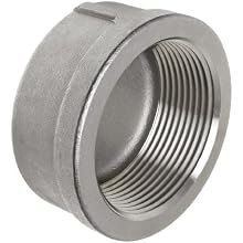 Stainless Steel 304 Cast Pipe Fitting, Cap, Class 150, NPT Female