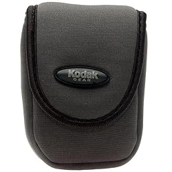 Kodak Gear Neoprene Soft Compact Digital Point & Shoot Grey Camera Case for C180, C513, C613, C713, C743, C813, C913, C1013, M340, M380, Z1012 IS
