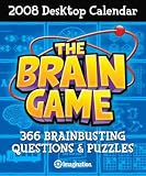 The Brain Game 2008 Daily Page to Page Desktop Calendar