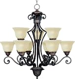 Maxim Lighting 11245SVOI Symphony Oil Rubbed Bronze 9 Light Chandelier