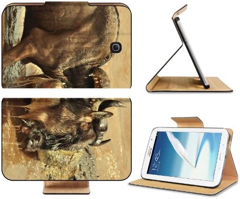 Nature Alligator Hunting Buffalo Water Samsung Galaxy Note 8 GT-N5100 GT-N5110 GT-N5120 Flip Case Stand Magnetic Cover Open Ports Customized Made to Order Support Ready Premium Deluxe Pu Leather 8 7/16 Inch (215mm) X 5 11/16 Inch (145mm) X 11/16 Inch (17mm) MSD Note 8 cover Professional Note8 Cases Note_8 Eight Accessories Graphic Background Covers Designed Model Folio Sleeve HD Template Designed Wallpaper Photo Jacket Wifi Protector Tablet