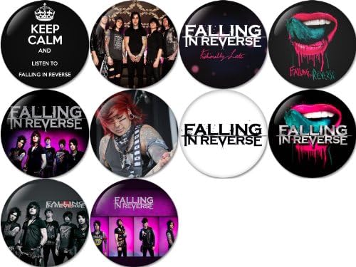 Falling in Reverse Pinback Buttons Badge 1.25 Inch (Set of 10) NEW
