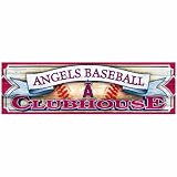 MLB Los Angeles Angels 9-by-30 Wood Sign