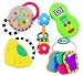 Sassy 5 Piece Developmental Toy Gift Set, 6 Month+