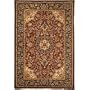 Safavieh CL362A-9 Classics Collection Handmade Burgundy and Navy Wool Area Rug, 8-Feet 3-Inch by 11-Feet