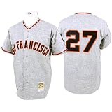 San Francisco Giants Authentic 1962 Juan Marichal Road Jersey by Mitchell & Ness