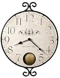 Randall Round Clock with Internal Pendulum