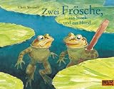 book cover Zwei Frösche, ein Stock und ein Hund - Chris Wormell