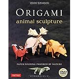origami animal sculpture paper folding inspired by nature origami book with dvd 22 models