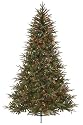 GKI Bethlehem Lighting Frasier 7-1/2-Foot Slim Christmas Tree Prelit with Multi-Colored Lights