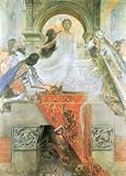 Hand Made Oil Reproduction - Carl Larsson - 24 x 34 inches - Renaissance