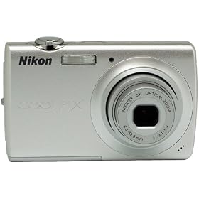 Nikon Coolpix 10.0MP Digital Camera - Silver (S203)